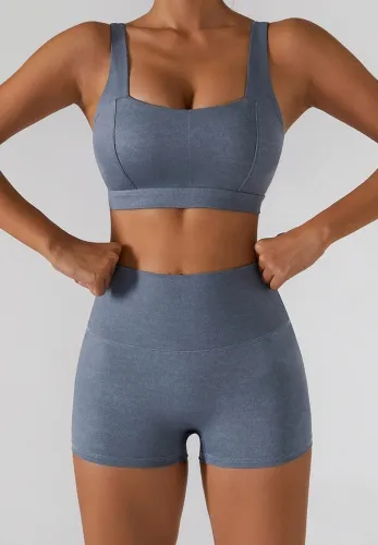 Womens Yoga Shorts Nude Tight Sports Shorts