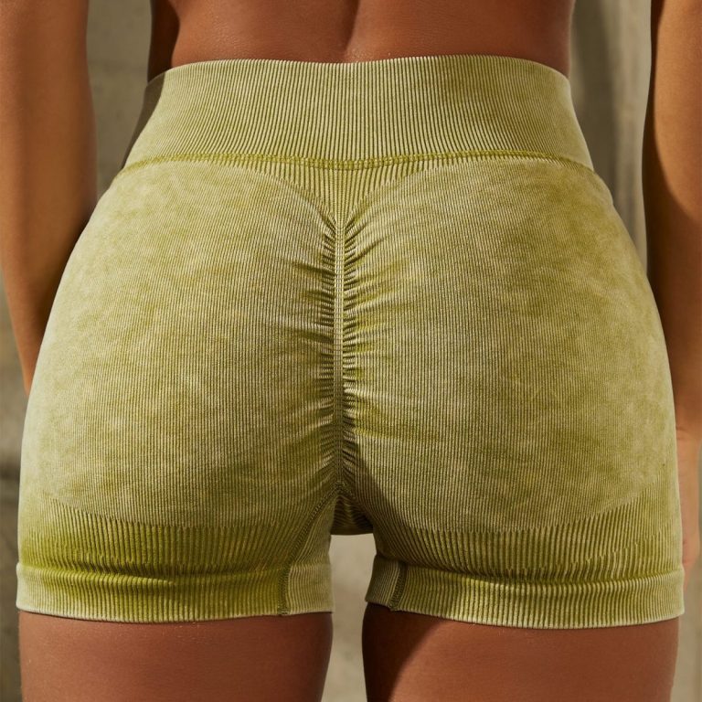 BT0329_BT0336_9_Olive-Acid-Wash-Ribbed-High-Neck-Crop-Top-Shorts-Set-e1659690235775